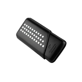 Cohiba Behike 3er Zigarrenetui - Echtleder Schwarz